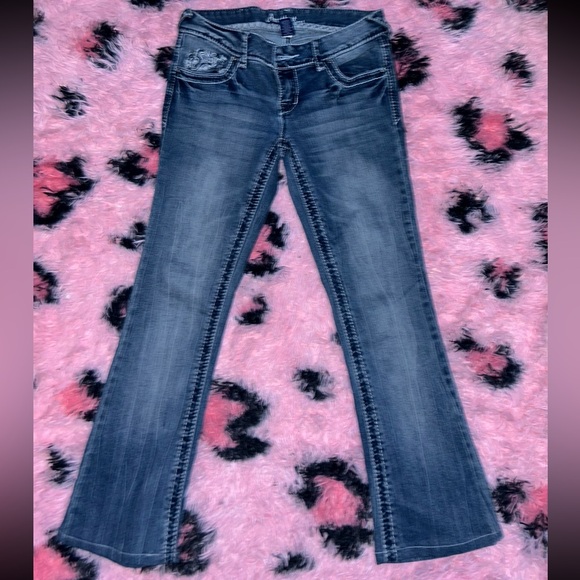 vintage bootcut low waisted jeans - Picture 3 of 4